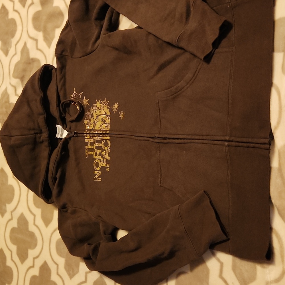 - North Face zip-up hoodie
